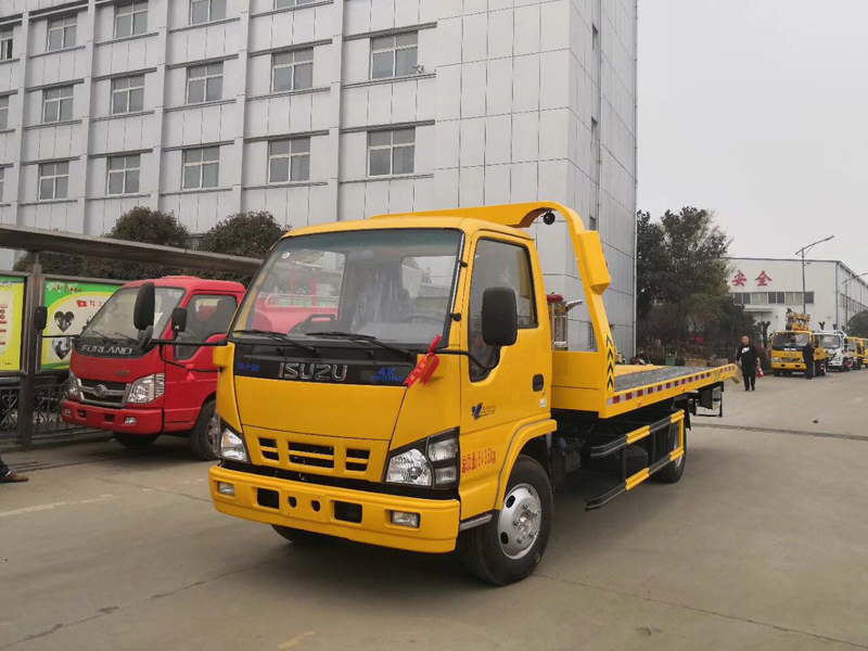 五十铃黄牌一拖二清障车