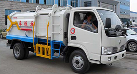东风小金霸侧装式压缩垃圾车